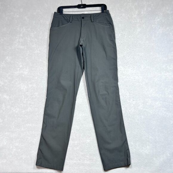 Lululemon Pants Mens Size 30 Gray ABC Pant Classic Polyester Golf Warpstreme